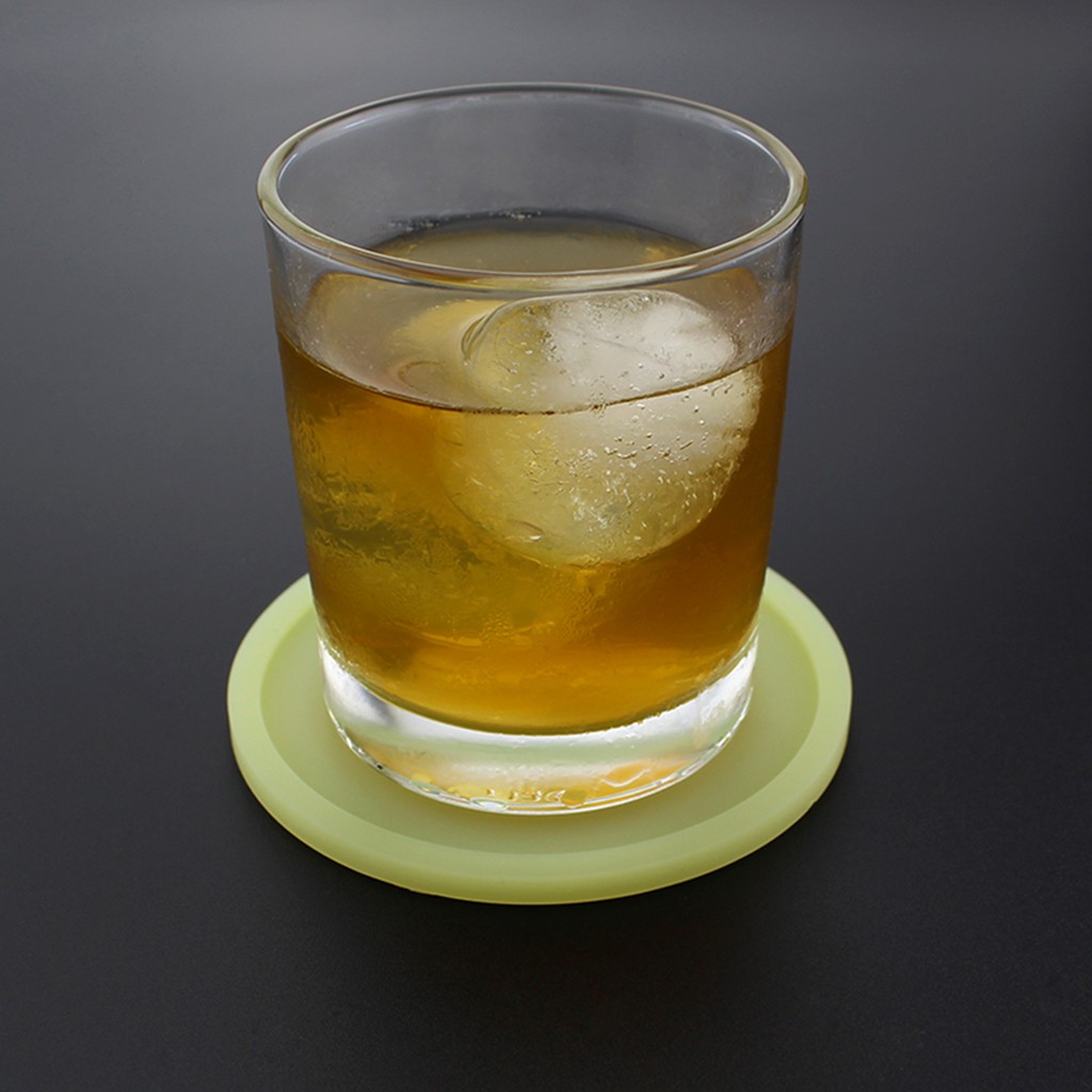 Clearance!Ymkly cupsLuminous Silicone Insulated Coffee Place Mat Button